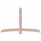 Ekena Millwork Bellingham Smooth Timber Gable Bracket, Douglas Fir, 84"W x 53"H x 5 1/2"D x 5 1/2"F, 15/12 Pitch GBW084X53X0606BEL00SDF - alternate 1